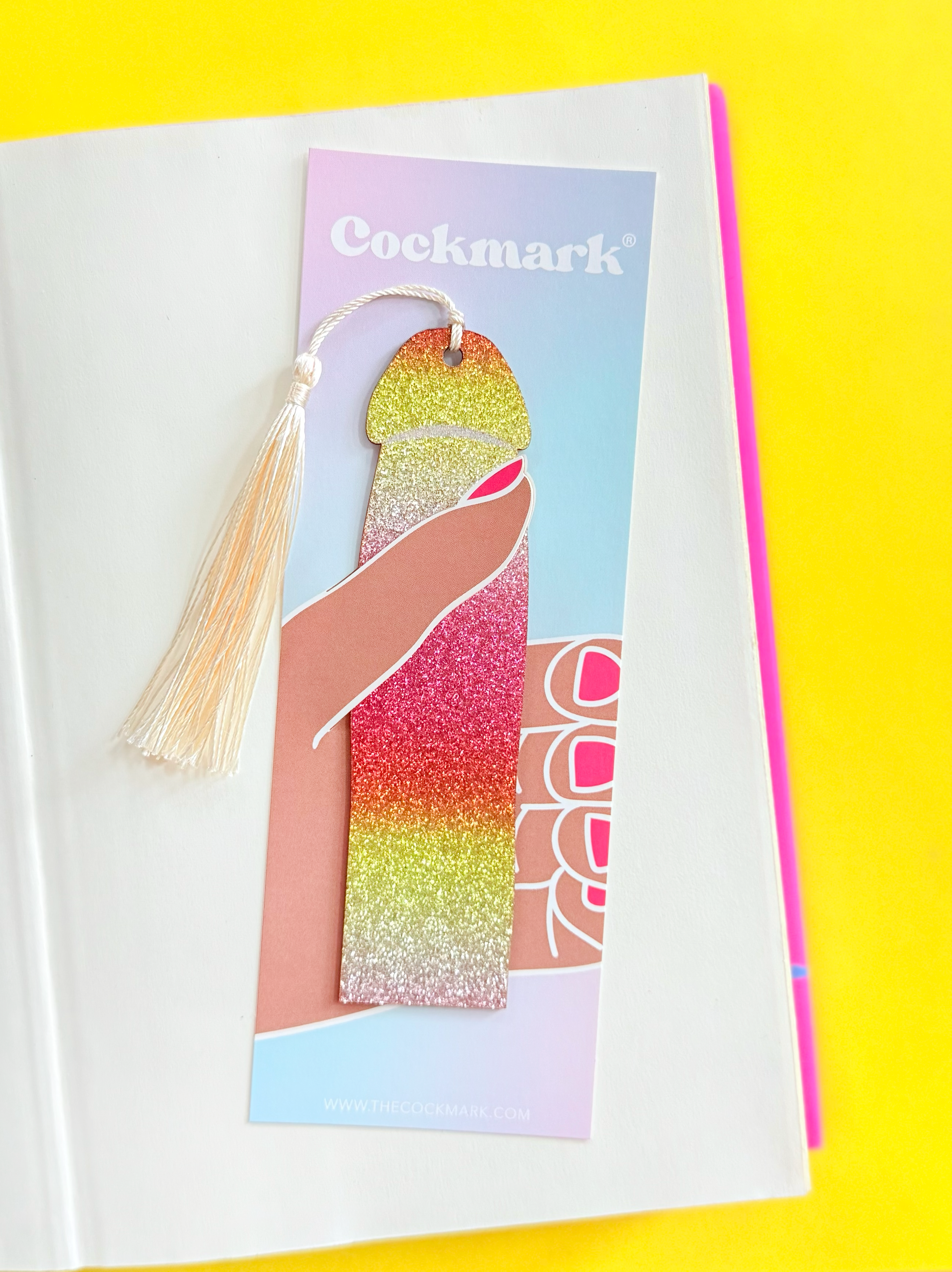 Cockmark - Wholesale Bookmark - Glitter Cockmark5