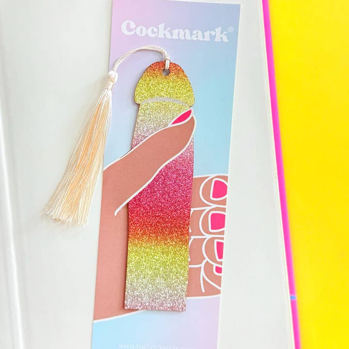 Cockmark - Wholesale Bookmark - Glitter Cockmark5