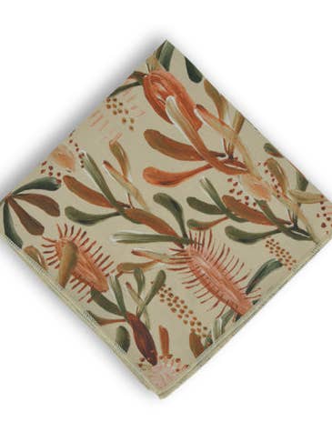 Pocket Square - Grass Tree Nude for wholesale by Peggy and Finn