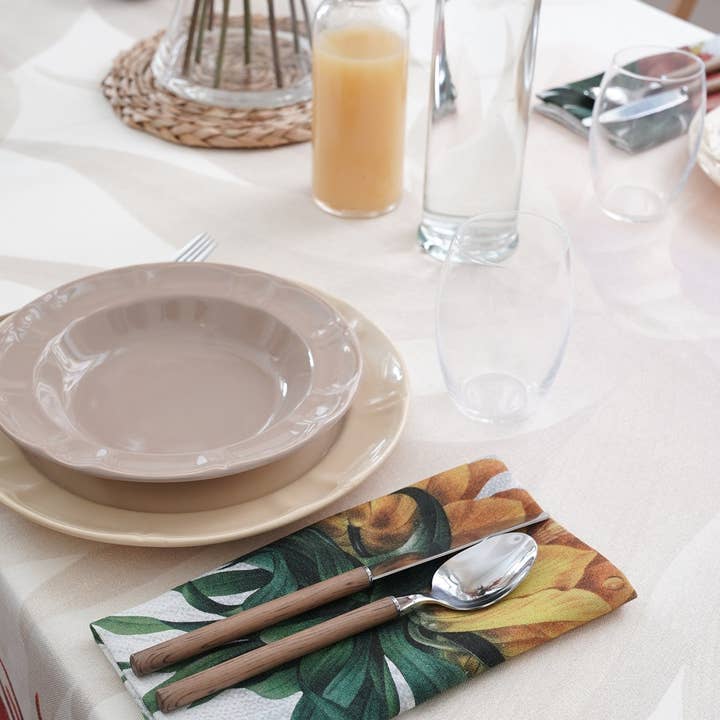 Linne Bordsduk ”Fritillaria” - 100% Tillverkad i Italien för wholesale av The Napking