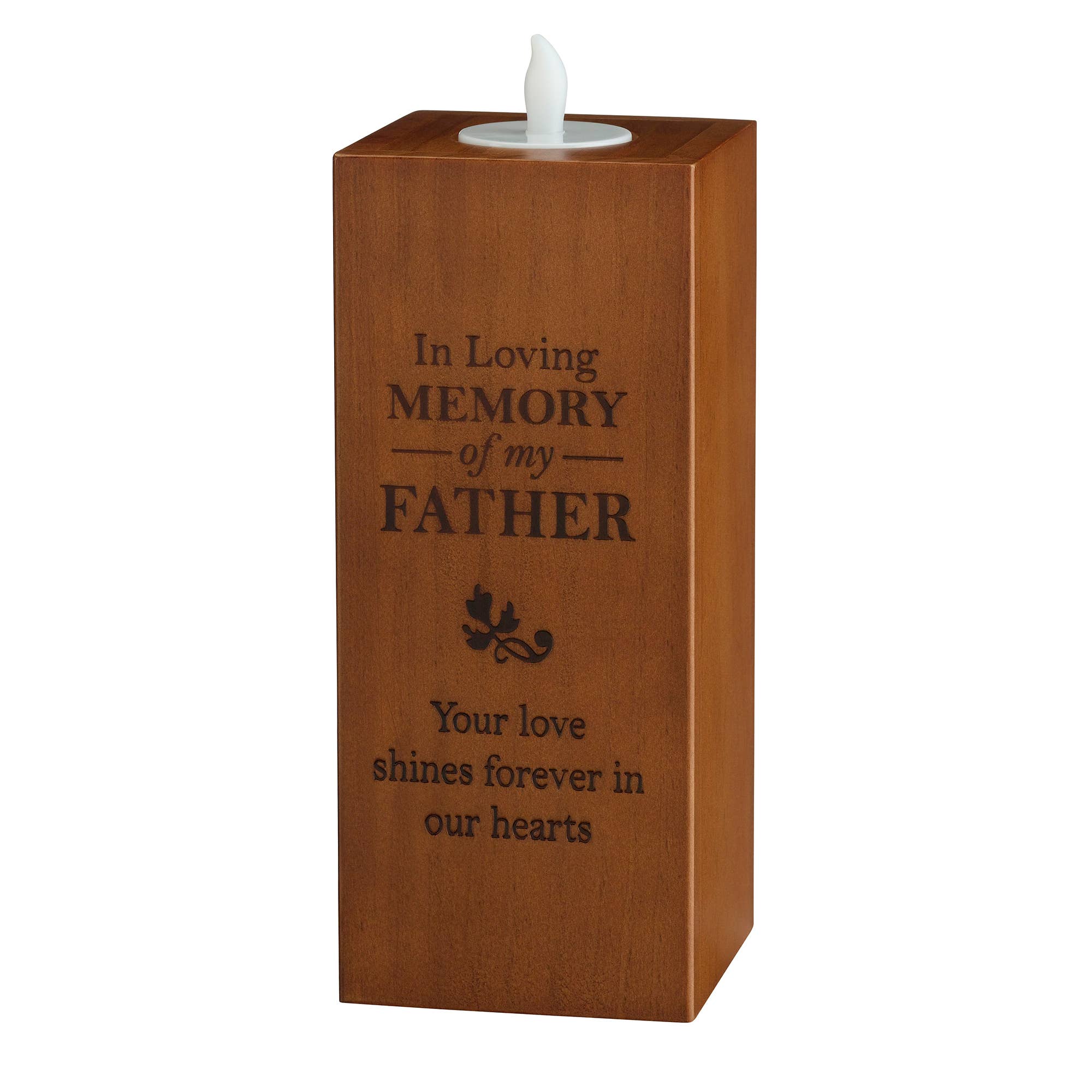 Lillian Rose - Wholesale Candle Holder - In Loving Memory Father Memorial Tea Light Holder0