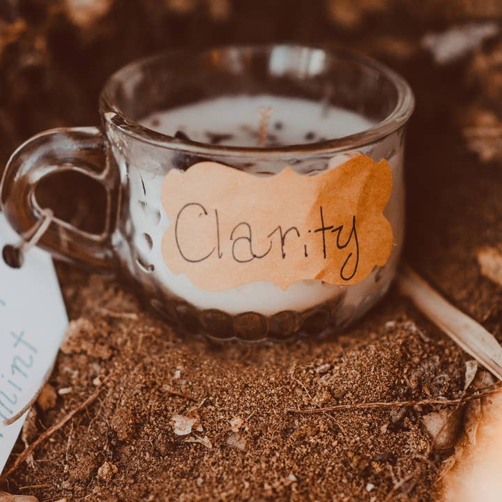 Witchy Wix - Wholesale Jar/Filled Candle - Clarity spell candle