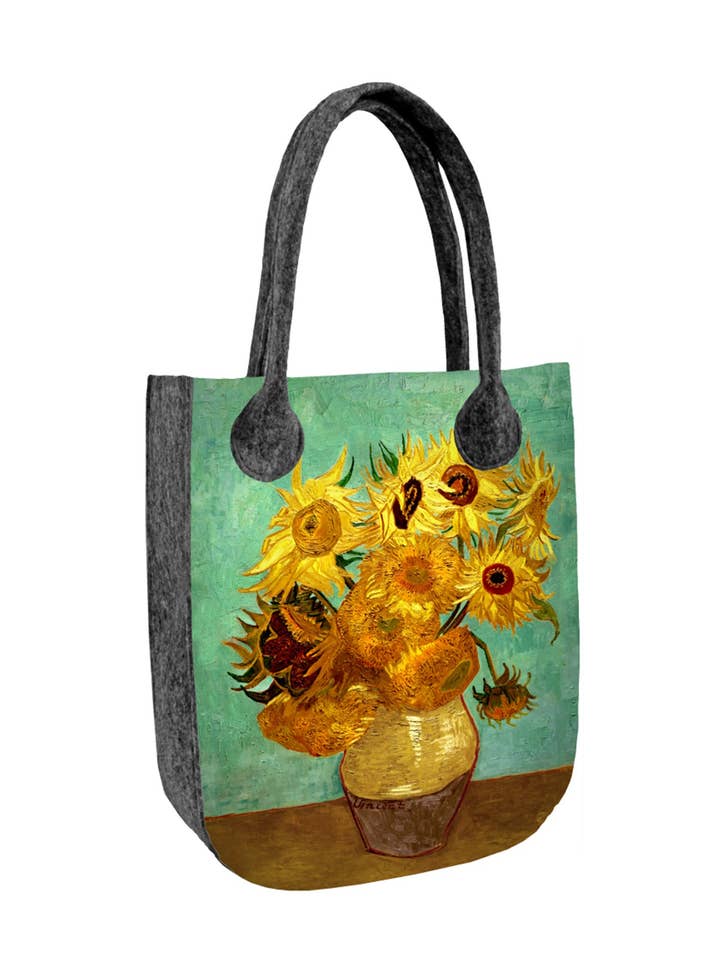 Sunflowers City Bertoni Line Einkaufstasche für den Großhandel von IngrossoBertoni by INCI Srl