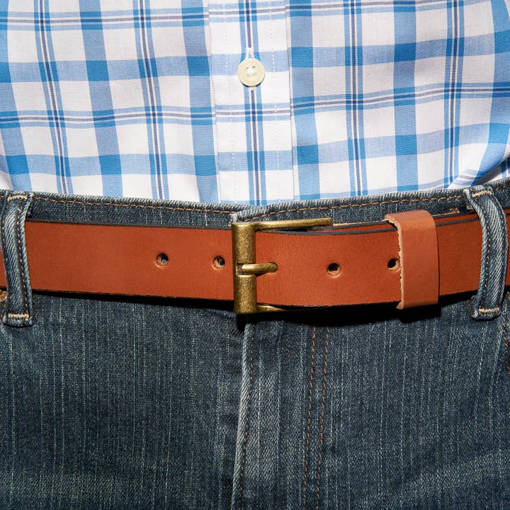 Oowee Products - Wholesale Belt - Unisex - Full Grain Leather Belt 1.25-inch - PICK COLOR & LENGTHS4