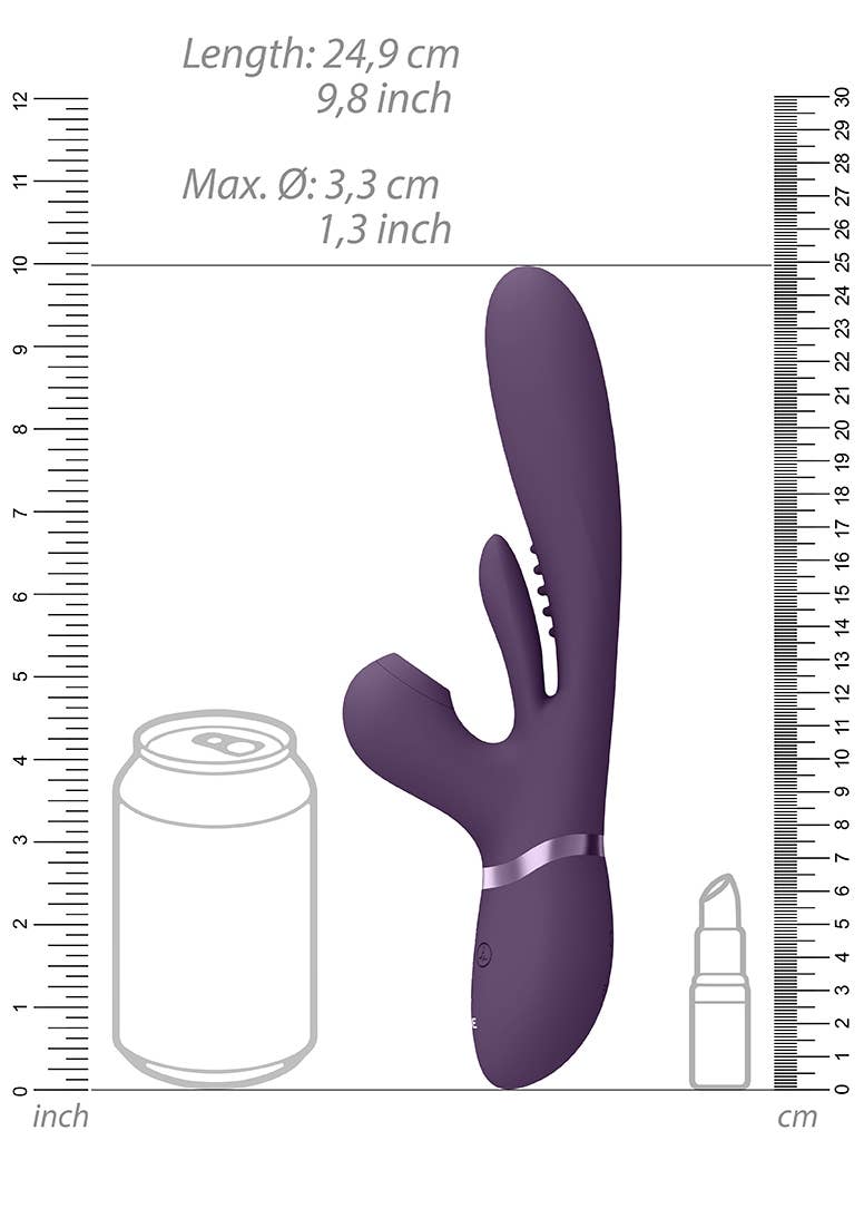 Shots - Wholesale Sex Toy - Ena - Thrusting G-Spot Vibrator With Flapping Tongue7