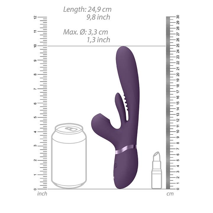 Shots - Wholesale Sex Toy - Ena - Thrusting G-Spot Vibrator With Flapping Tongue7