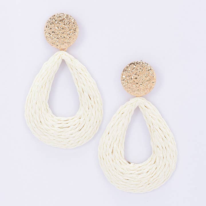 3AM BY H&D ACCESSORIES - Wholesale Dangle Earrings - Metal and Paper Earring