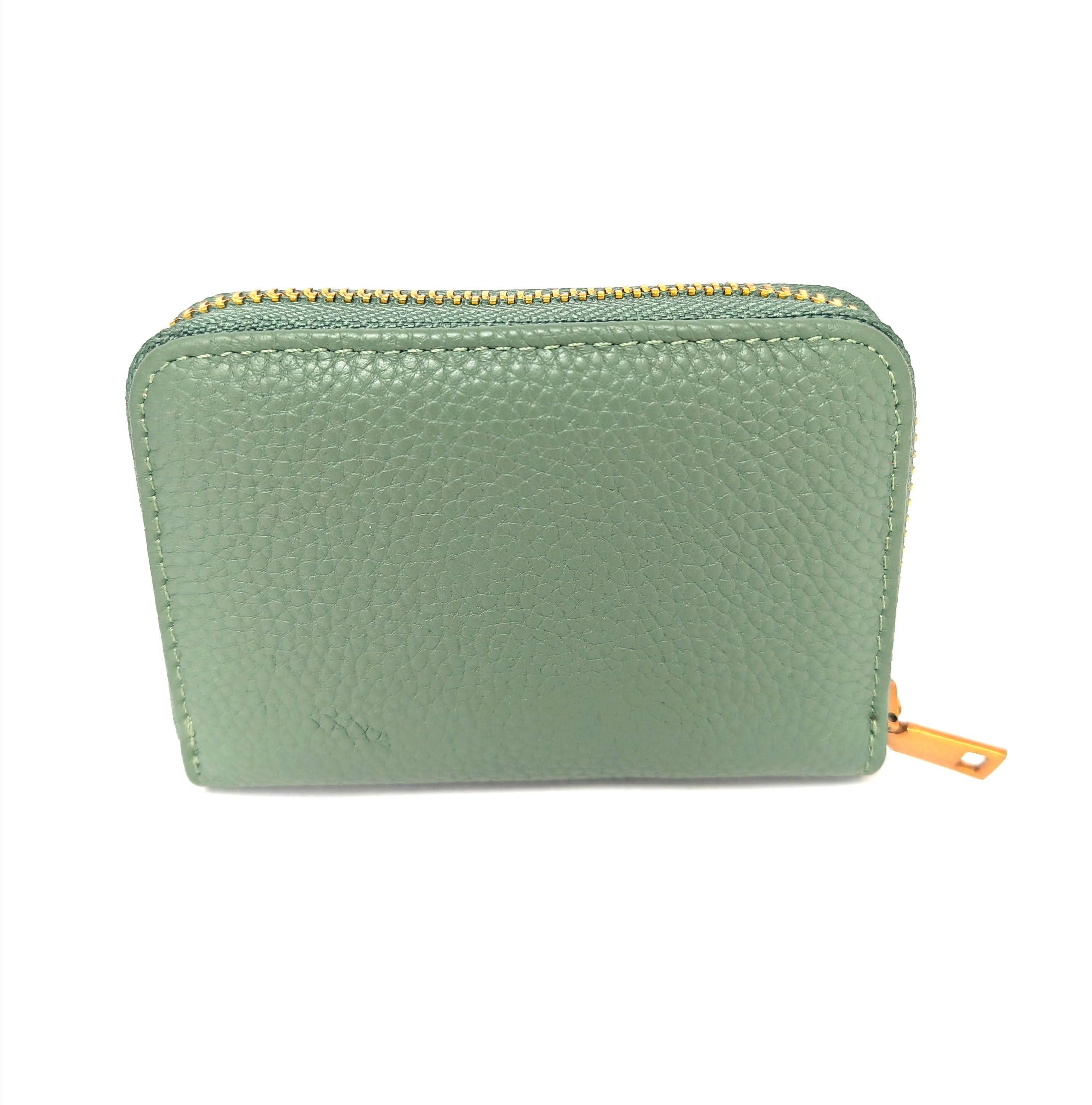 Superbia - Wholesale Wallet - Women's - Genuine Leather Zip Around Tree Life Card Holder-10811