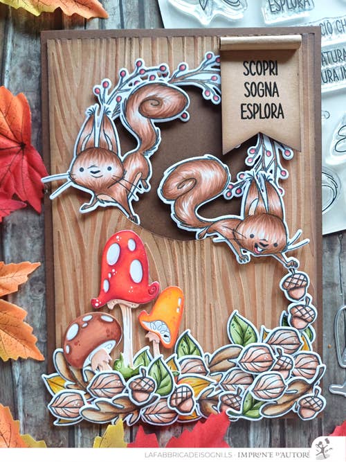 Impronte D'Autore - Wholesale Rubber/Decorative Stamp - Clear polymer stamps Nutty Explorers12