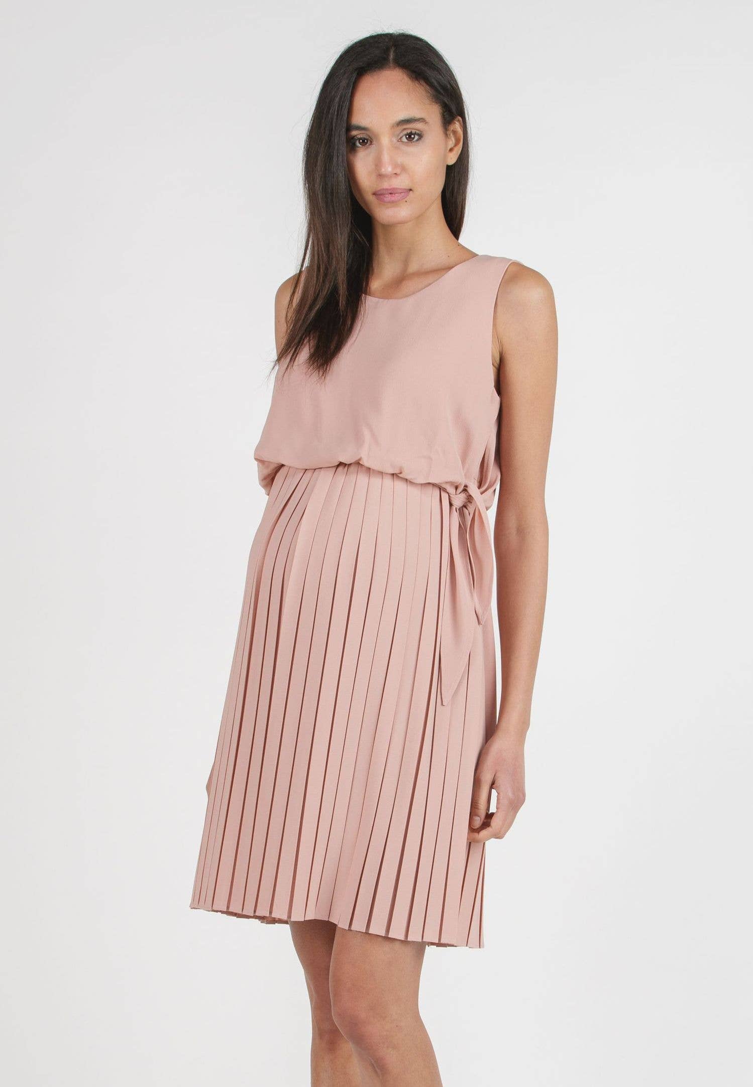 ATTESA Maternity  by Vittorio Martinelli srl - Wholesale Dress - Maternity - WHITE - maternity dress6