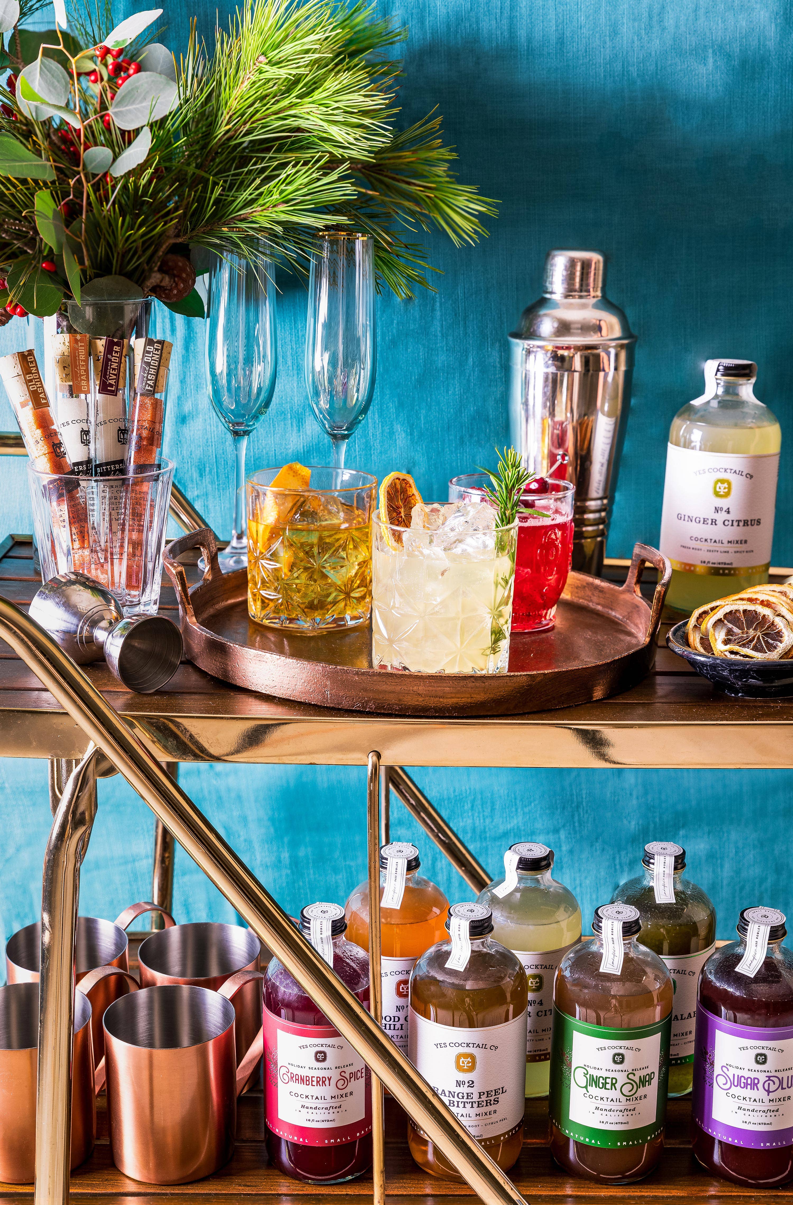 Yes Cocktail Co - Vente Mélange/sirop pour cocktails - Saisonnier des Fêtes : Mélangeur de Cocktail Ginger Snap8