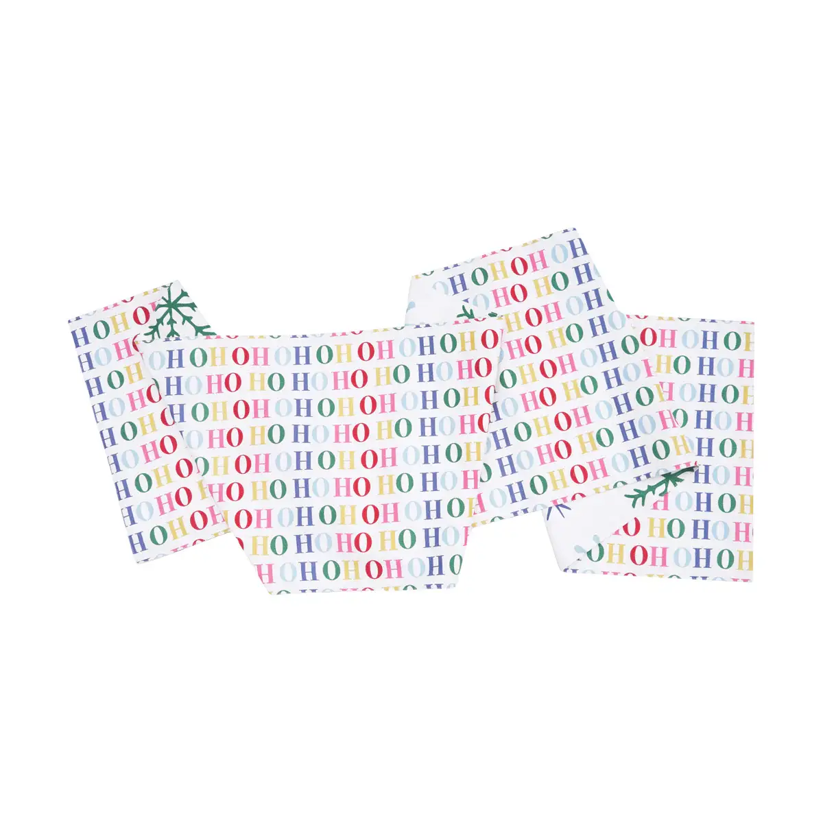 carol & frank - Wholesale Table Runner - Christmas Boho Snowflake Ho Ho Ho Table Runner1