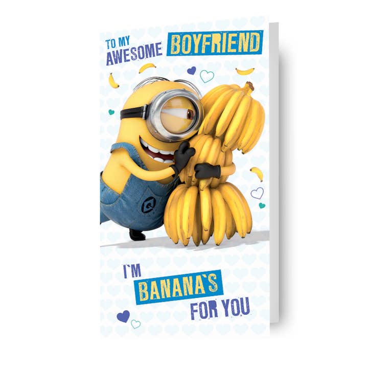Danilo Promotions Ltd - Vente Cartes d'anniversaire - Carte d'anniversaire « Awesome Boyfriend » de Despicable Me Minions