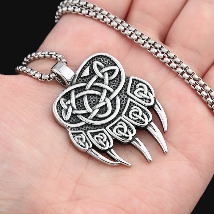 Gemcohub - Wholesale Pendant/Charm Necklace - Viking Style Hip Hop Bear Claw Necklace2