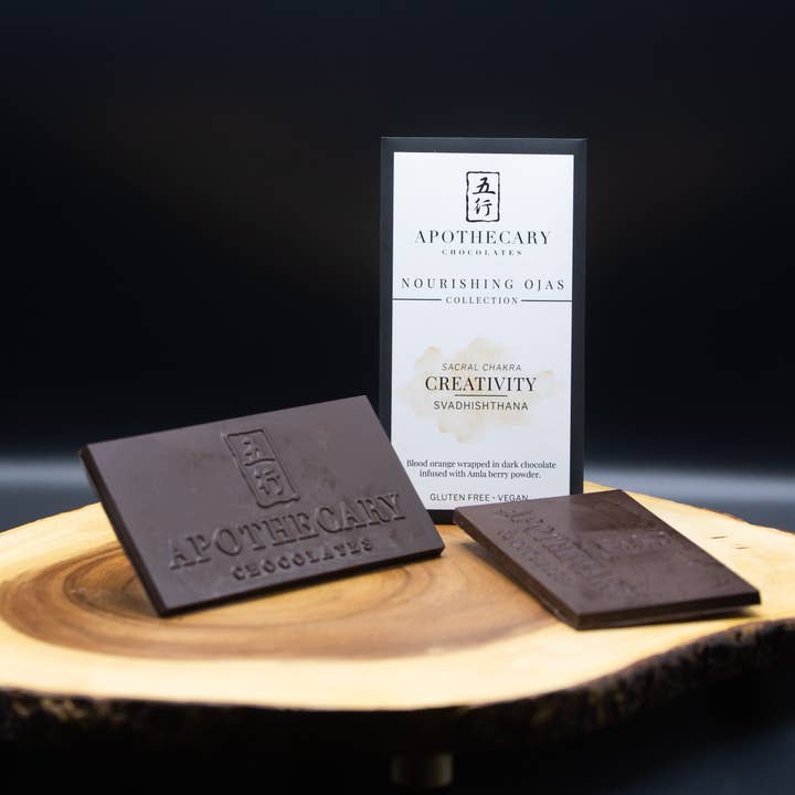 Apothecary Chocolates - Wholesale Chocolate Bar - Creativity Bar • Sacral Chakra1