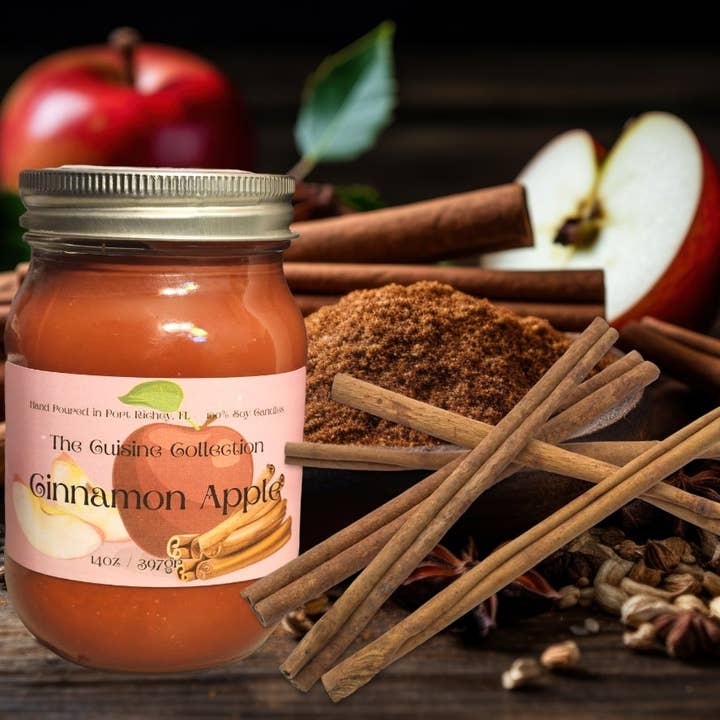 Cinnamon Apple 14oz for wholesale by Shining Star Candle Company