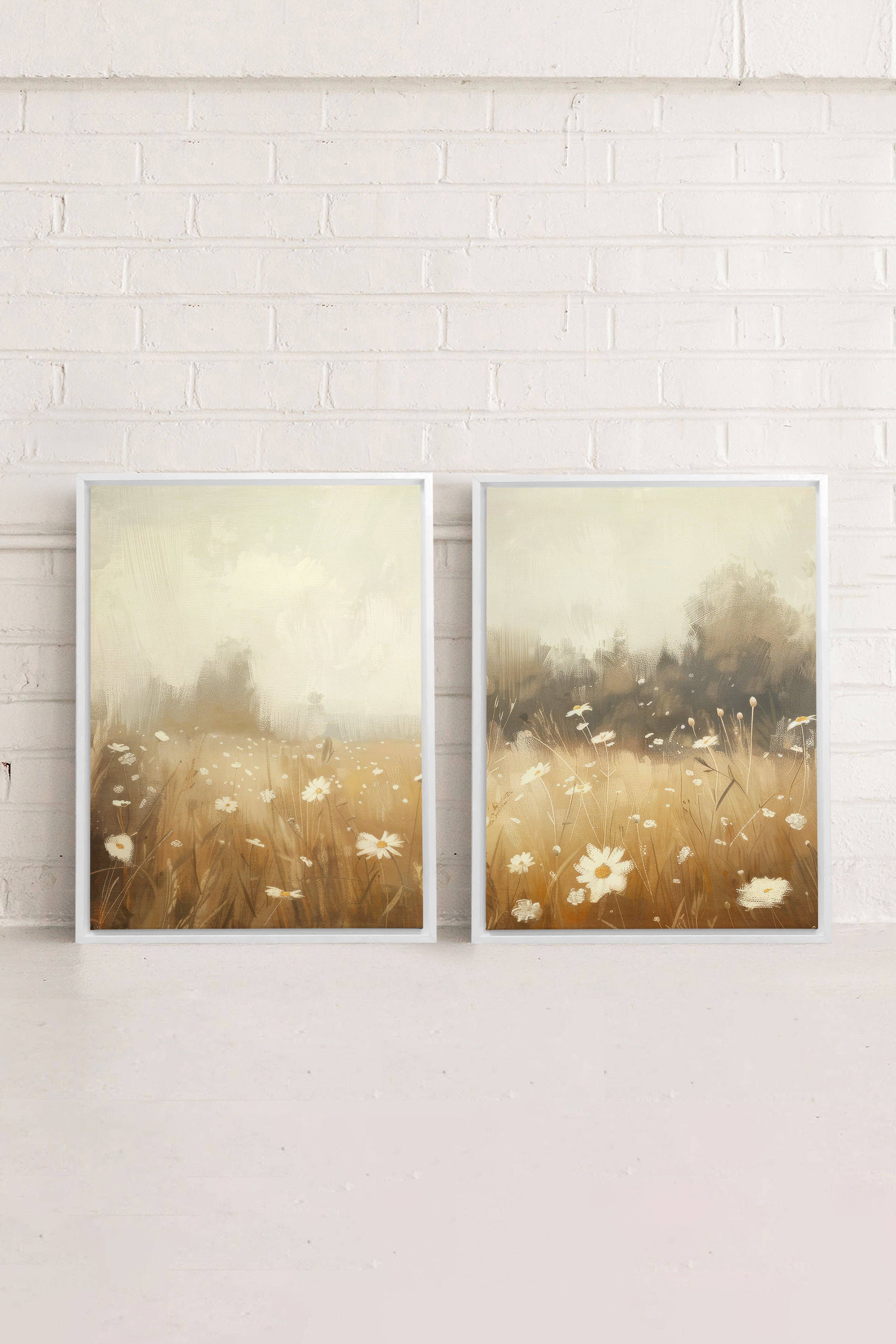 Oleka Canvas - Vente Set d'éléments de galerie photo - COMBINAISON DAISY BREEZE, oeuvre sur toile imprimée5