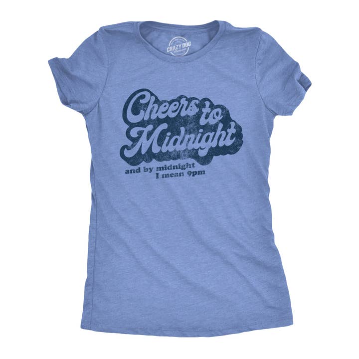T-shirt femme « Cheers To Midnight » pour la vente par Crazy Dog T-Shirts