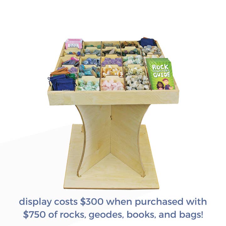 Fill-A-Pouch 25 Bin Rock Standing Display *Display Only* for wholesale by GeoCentral