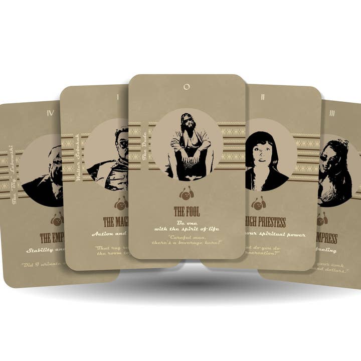 The Lebowski Tarot - Major Arcana for wholesale by Ibiza Tarot USA