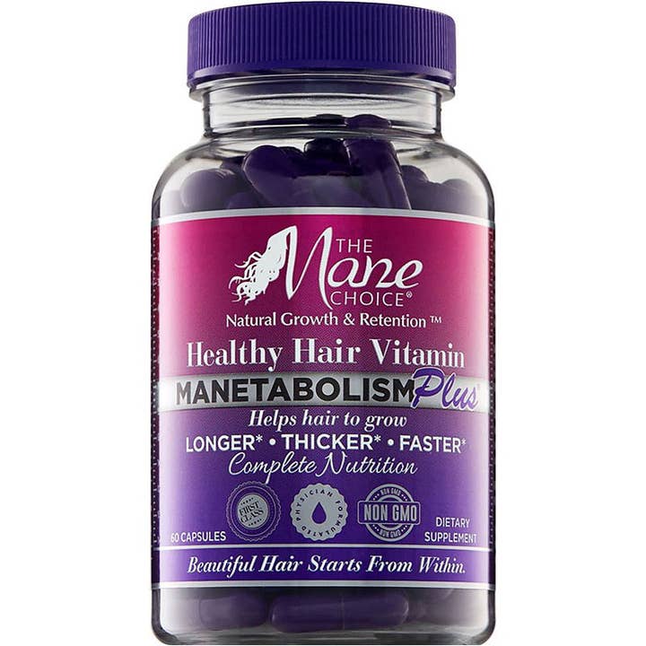 KT Supply - Wholesale Hair Serum - Mane Choice Manetabolism Plus Hair Vitamin, 60 Capsules