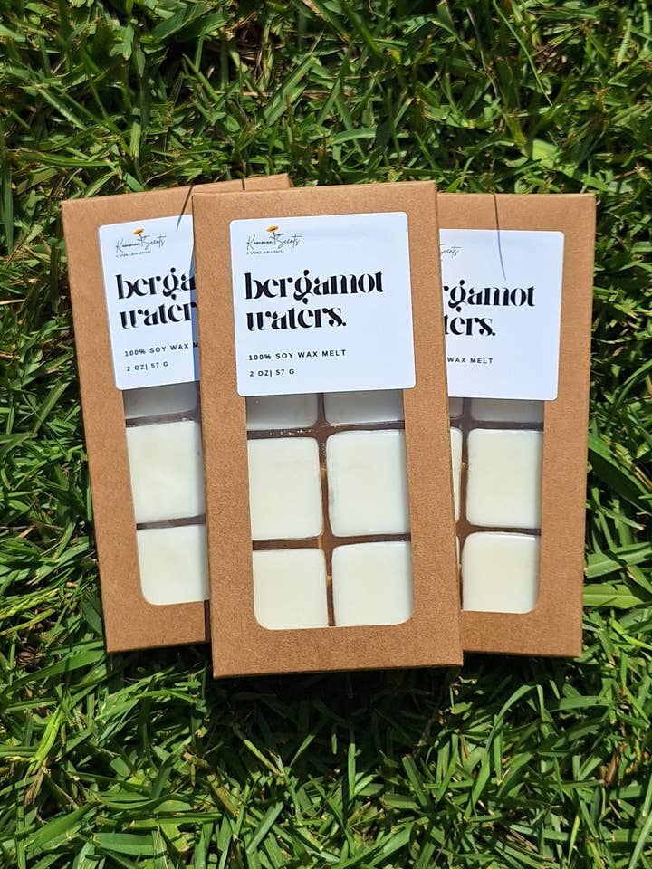 Bergamot Waters Vaxsmältare för wholesale av Kommon Scents Candle & Bath Co