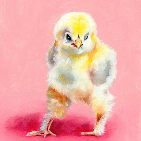 Nasty Chick | Stampa per la vendita all'ingrosso da parte di Whimsical Art by Darcy Goedecke