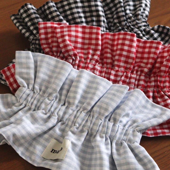 Maho - Wholesale Scarf - Women's - Barry black gingham7