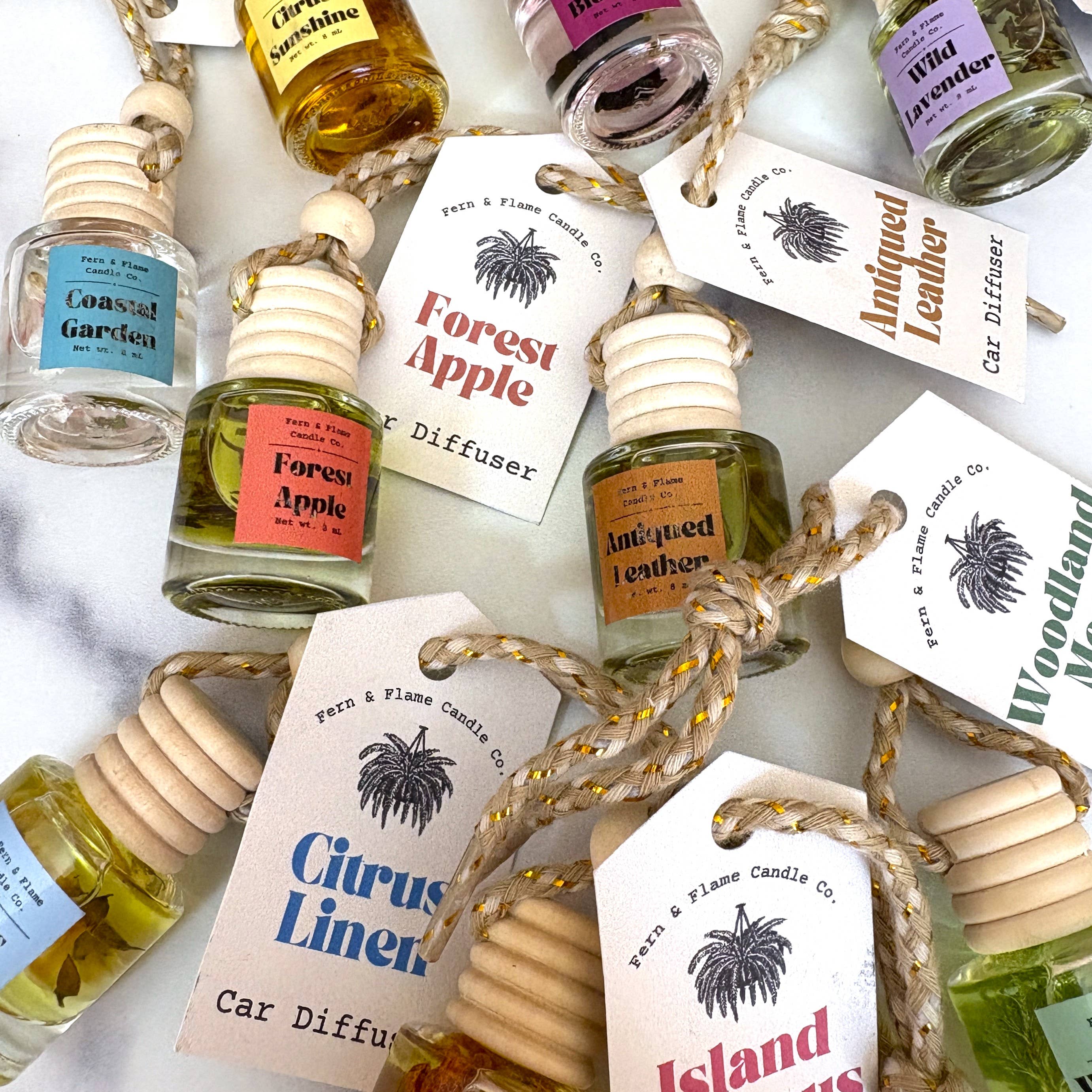 Fern and Flame Candle Co. – wholesale Car Freshener - Unisex – Car Diffusers | Air Fresheners | Everyday Scents1