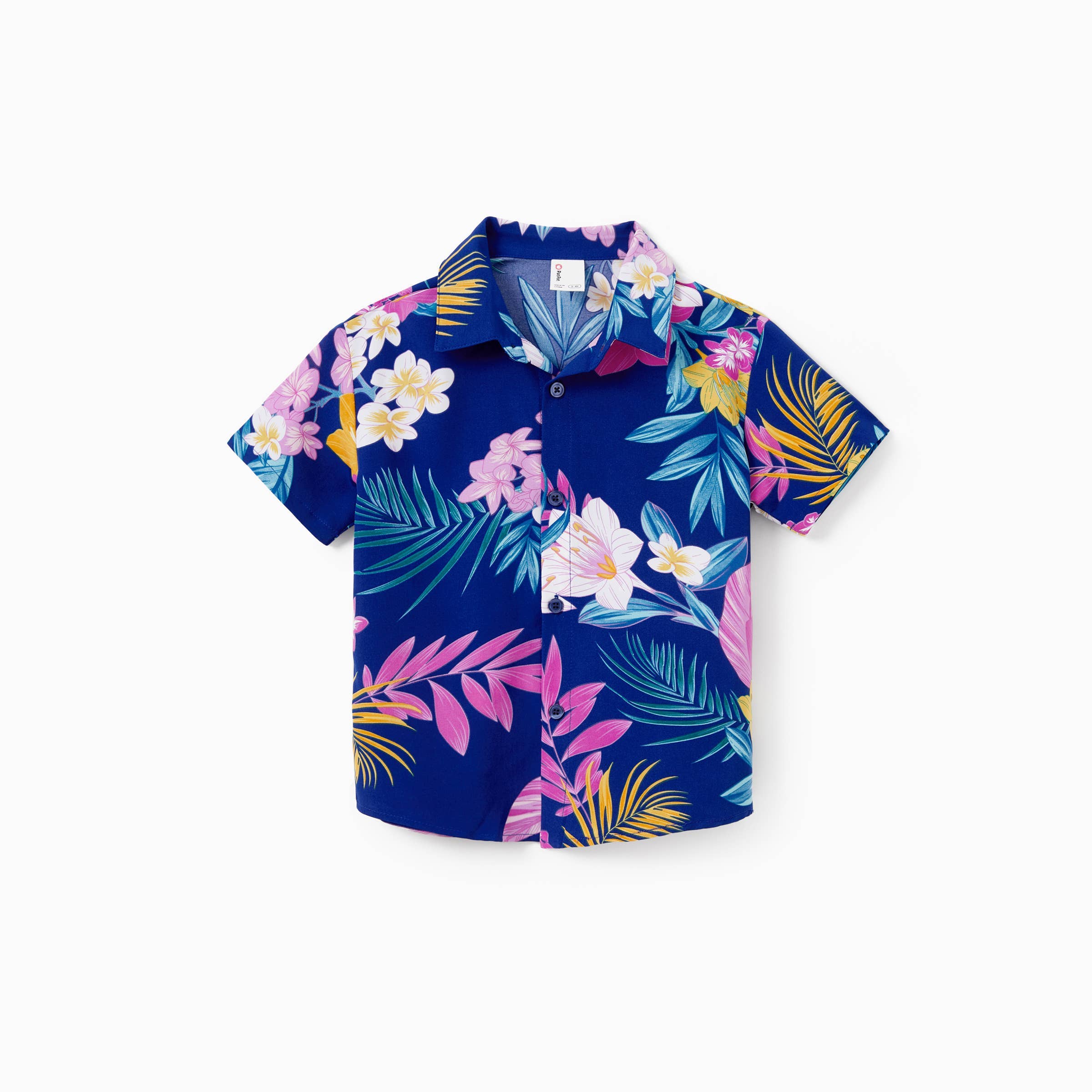 Blu profondo Abito o Set di Camicia e Pantaloncini Tropicale Hawaiano per Famiglia in vendita all'ingrosso su Faire29