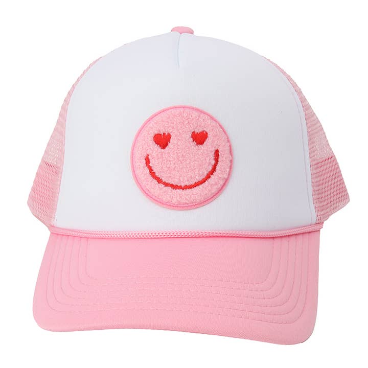 Smiley Trucker Hat for wholesale by Sparkle Sisters by Couture Clips