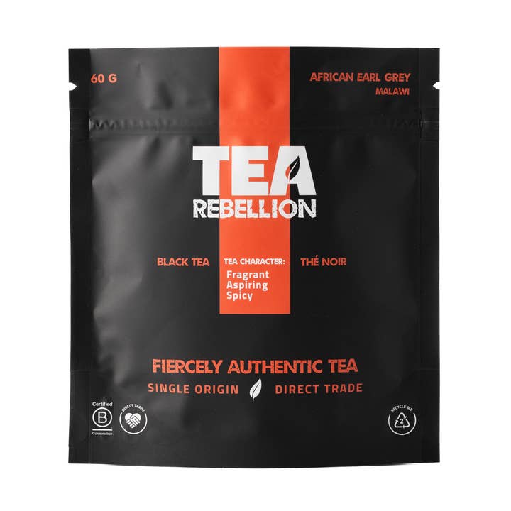 African Earl Grey - Black Tea | 60gram loose leaf for wholesale by Tea Rebellion