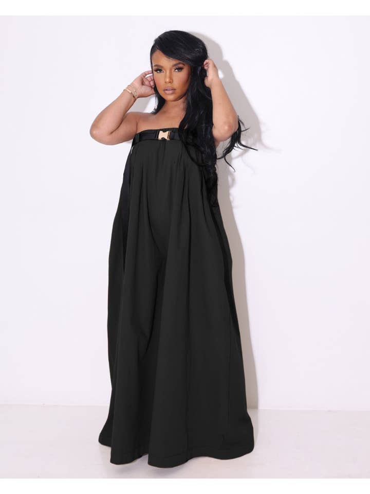 MB Fashion Wholesale - Wholesale Jumpsuit - Women's - MB FASHION SEXY WAISTBAND TUBE TOP JUMPSUIT 0573LY8