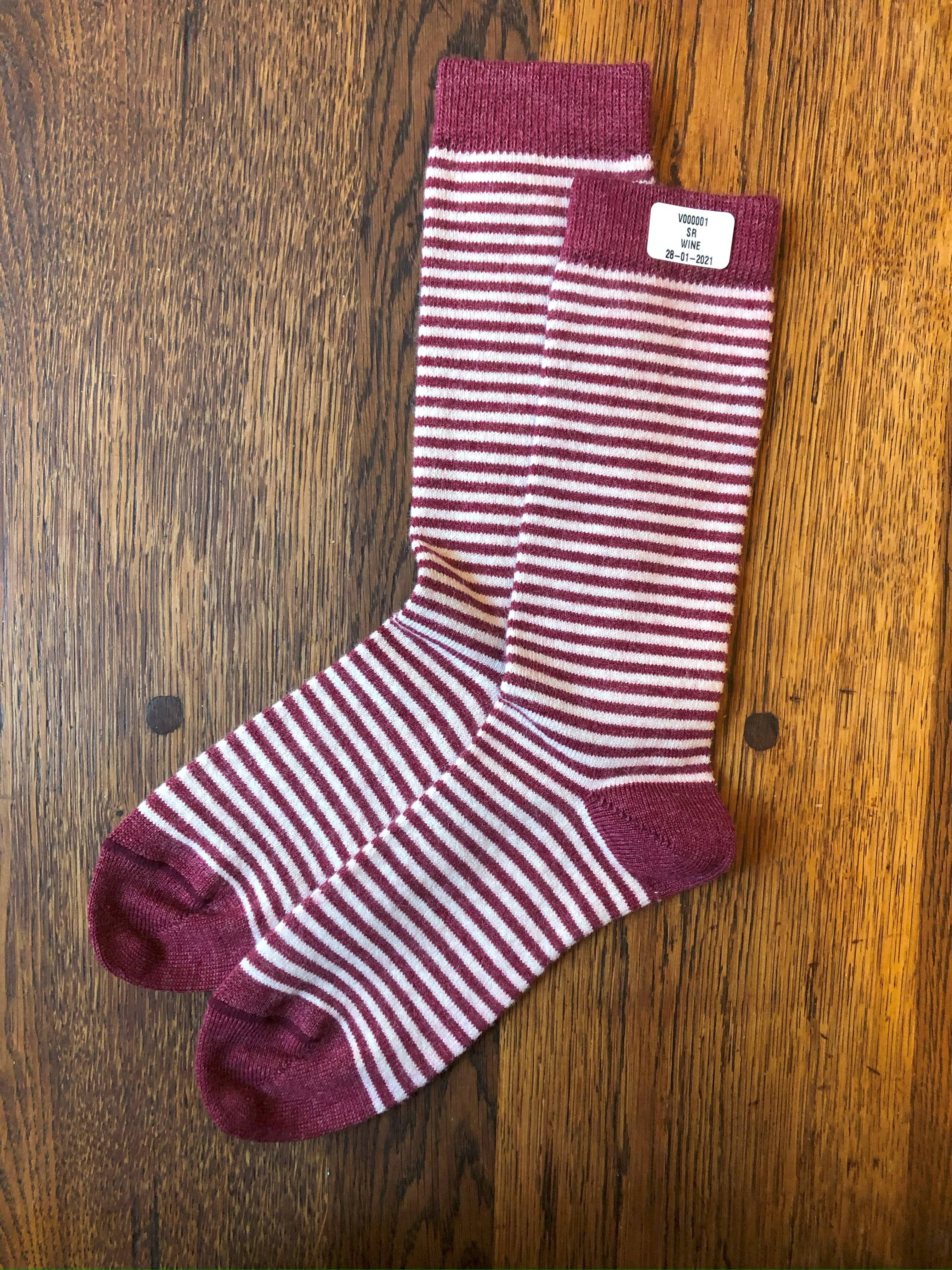 Samantha Holmes Alpaca Clothing and Gifts - Wholesale Socks - Women's - Alpaca Stripey Socks13