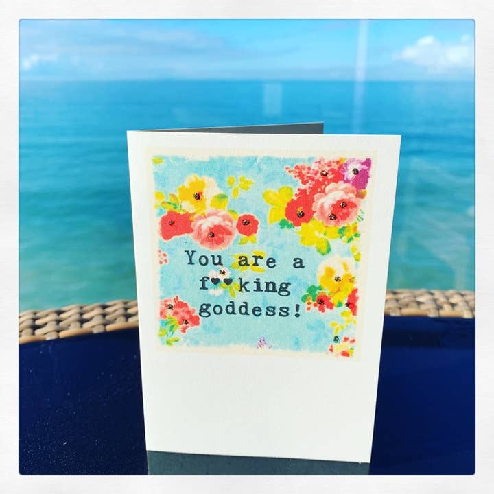 Paperlove Boutique - Wholesale Encouragement Card - You Are a F**king Goddess!1