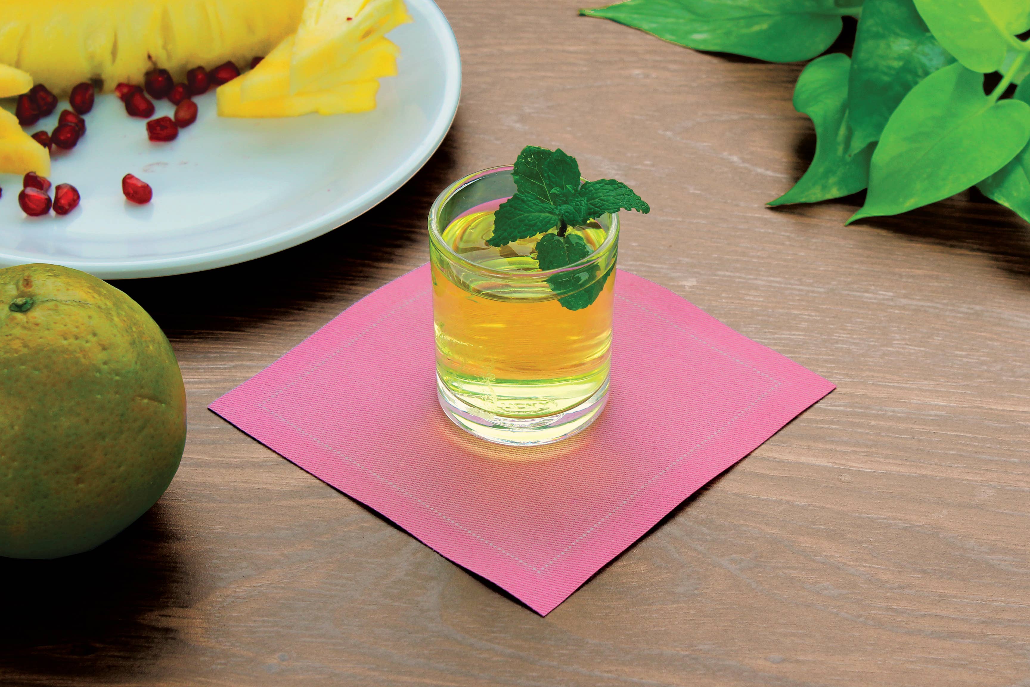 Noble Napkins - Wholesale Disposable Napkin - Luxury Cotton Cocktail Napkins, 4.5" x 4.5", 50 per pack4