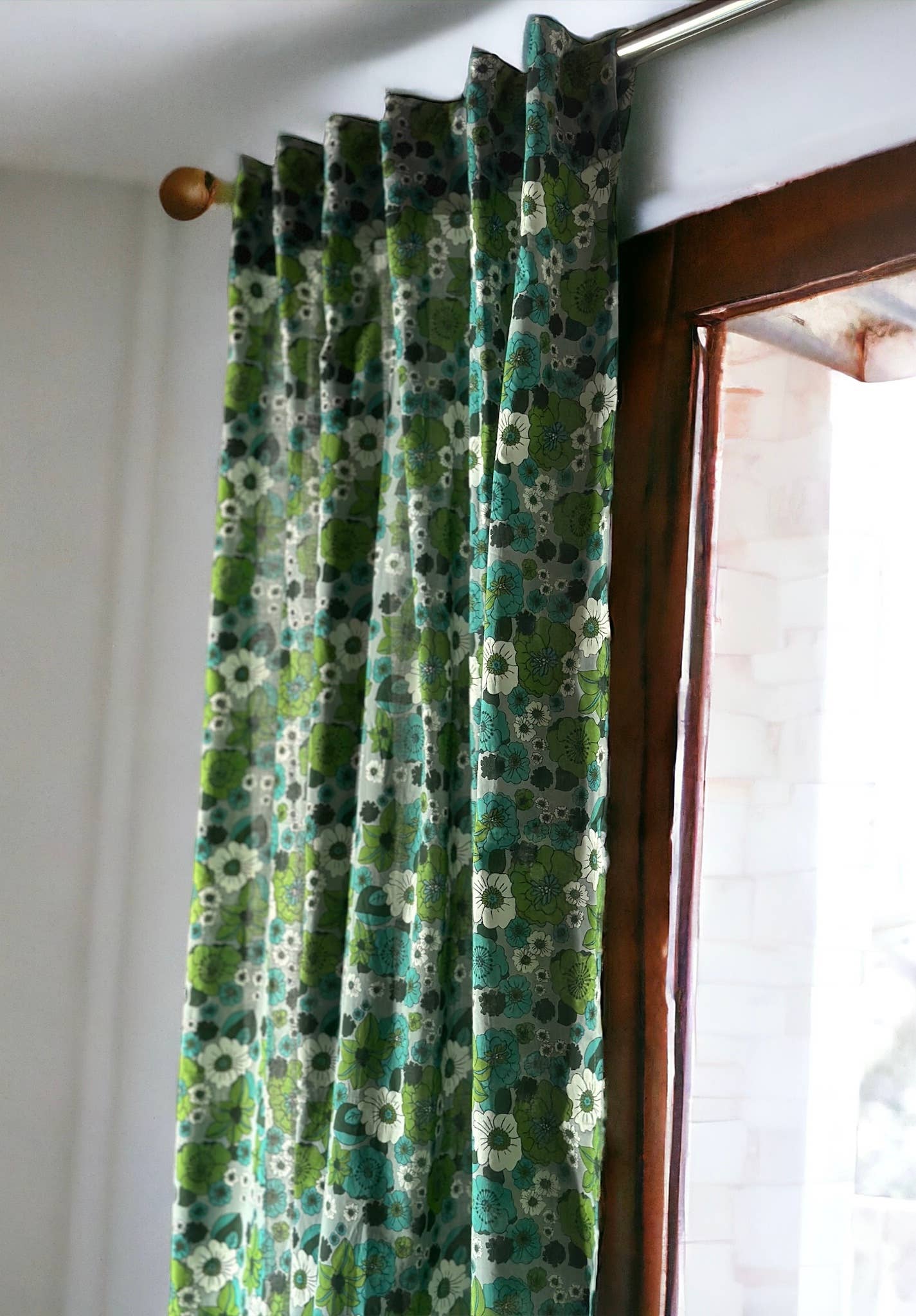 Annahmol - Wholesale Curtain - Vintage Inspired Botanical Sheer Curtains: Assorted Prints11