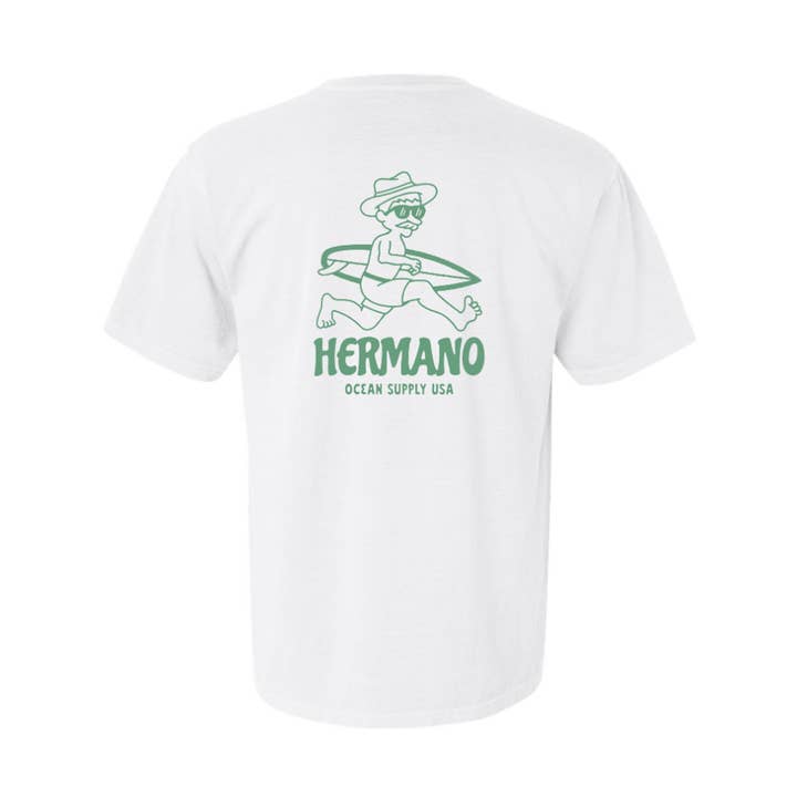 HOMBRE T-SHIRT WHITE for wholesale by Hermano