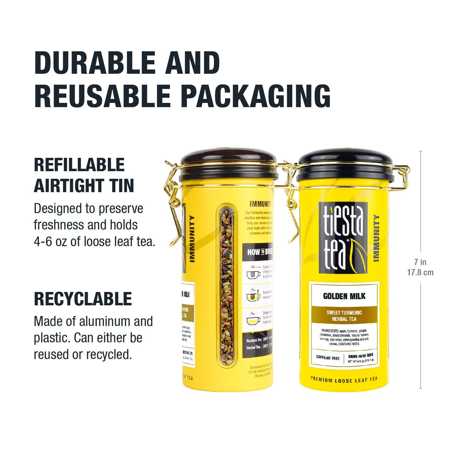 Tiesta Tea Company (loose leaf teas & accessories) - Wholesale Loose Tea - Golden Milk - Sweet Turmeric Herbal Tea8