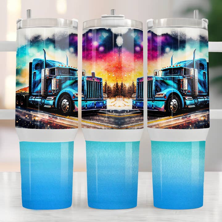 40oz TRAKTORTRAILERTUMBLER for engroshandel hos Mama’s Grit and Grace