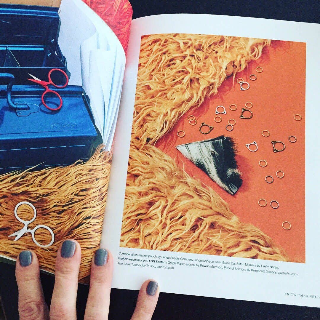 Firefly Notes - Wholesale Knitting/Crochet Supplies - Cat Stitch Markers, Small, Med or Large, Multi Colours, Knitting Gift, as Seen in Vogue Knitting!7