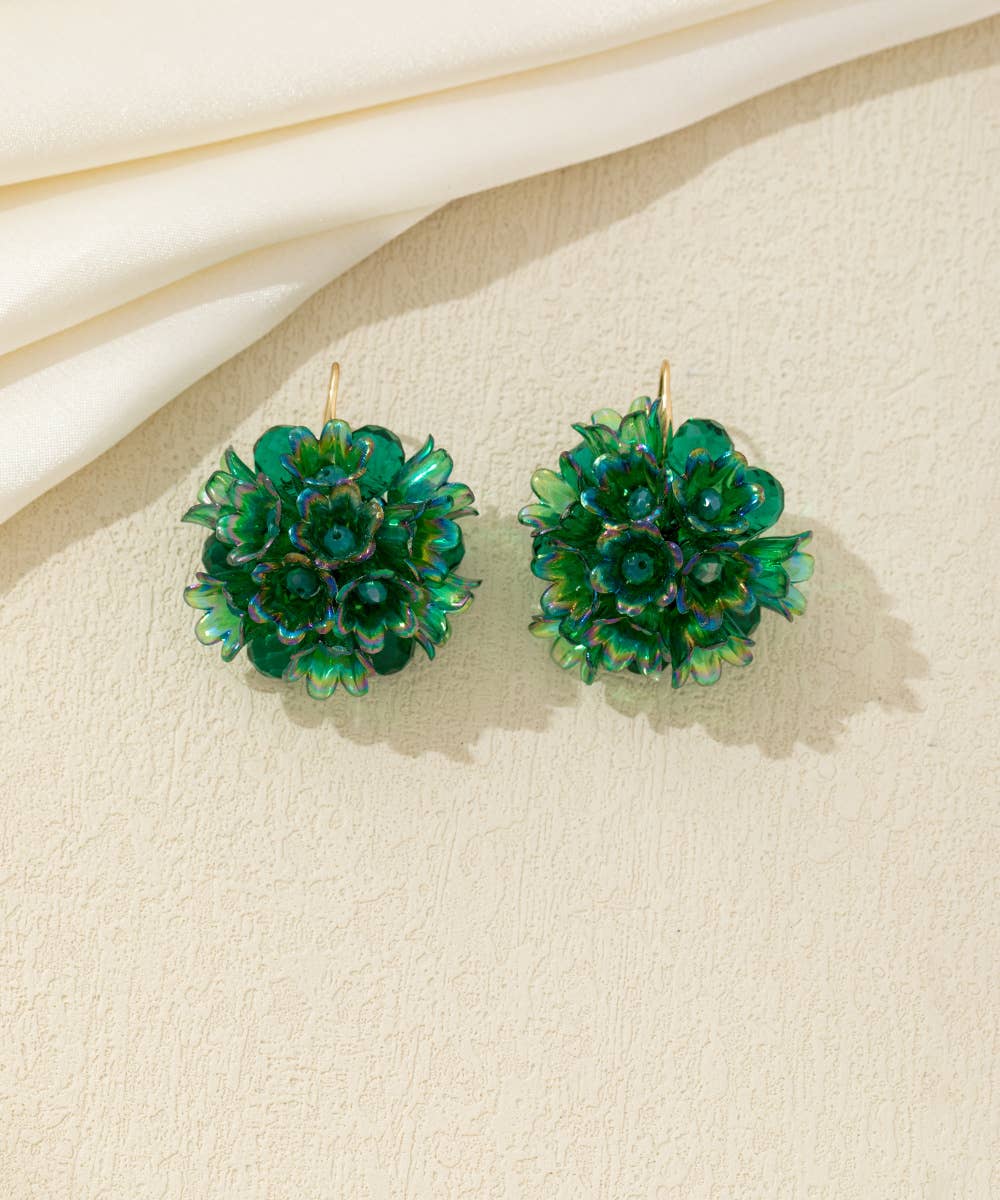 Blossom bijoux – wholesale Hängande örhängen – Blom- och pärlhängande örhängen – 26AHBOL0575