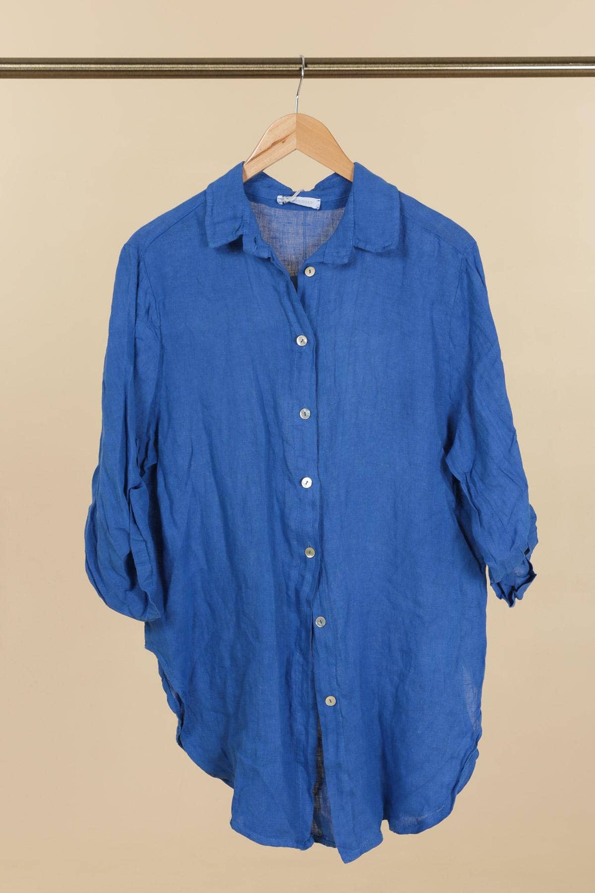 la maison des fibres naturelles - Wholesale Button Down Shirt - Women's - 100% linen shirt 6201597