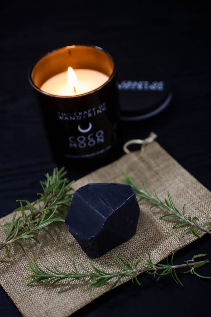 The Craft of Wandering - Wholesale Bar Soap - KRAMPUS Lump of Coal Organic Soap