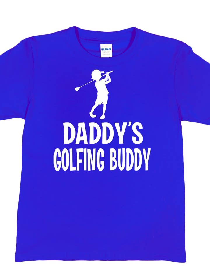 Daddy's Golfing Buddy T-Shirt Golfer for wholesale by Print4U