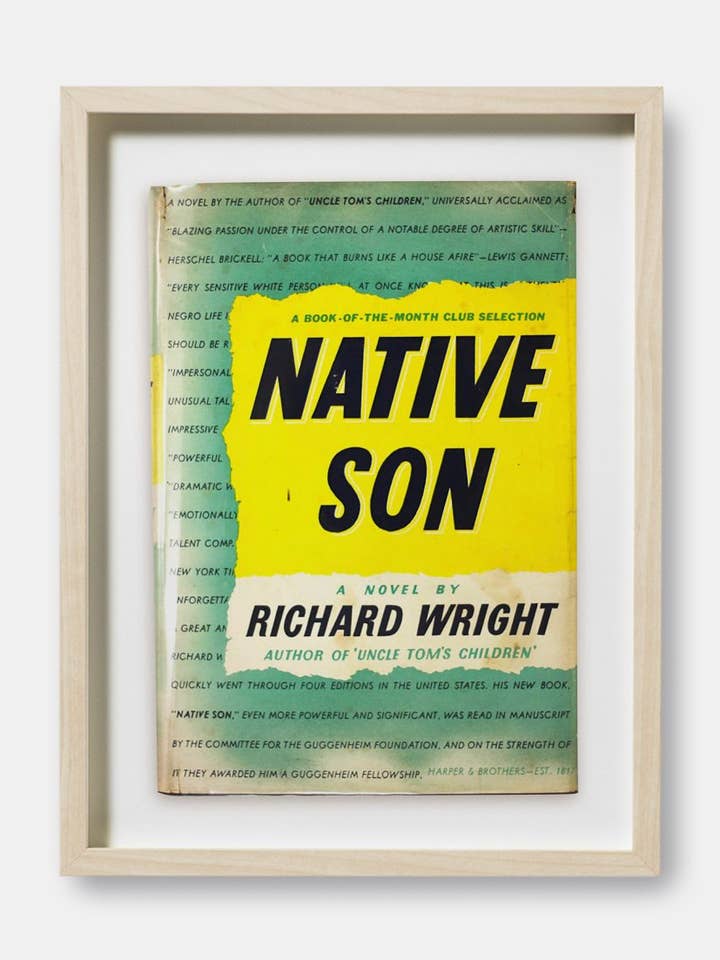 Native Son by Richard Wright Book Cover Print for wholesale by The Curious Desk