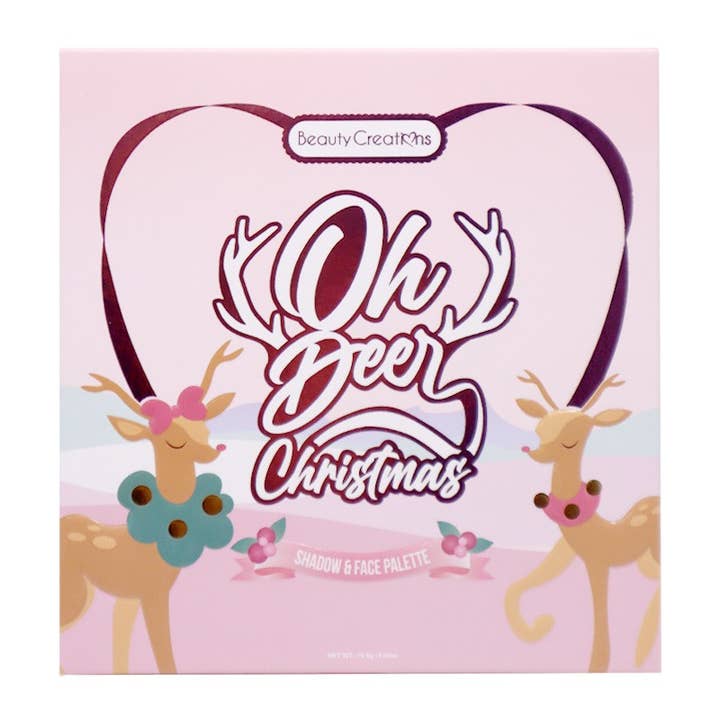 PINEAPPLE Beauty - Wholesale Face Makeup Palette - Beauty Creations BCRC-FPDISPLAY Oh Deer Face Palette - 12 4