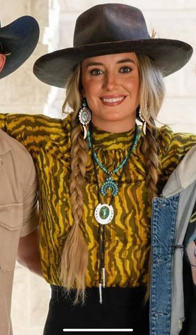 Modern Myth Jewelry - Wholesale Dangle Earrings - Concho +coyote teeth earrings AS SEEN ON LAINEY WILSON5