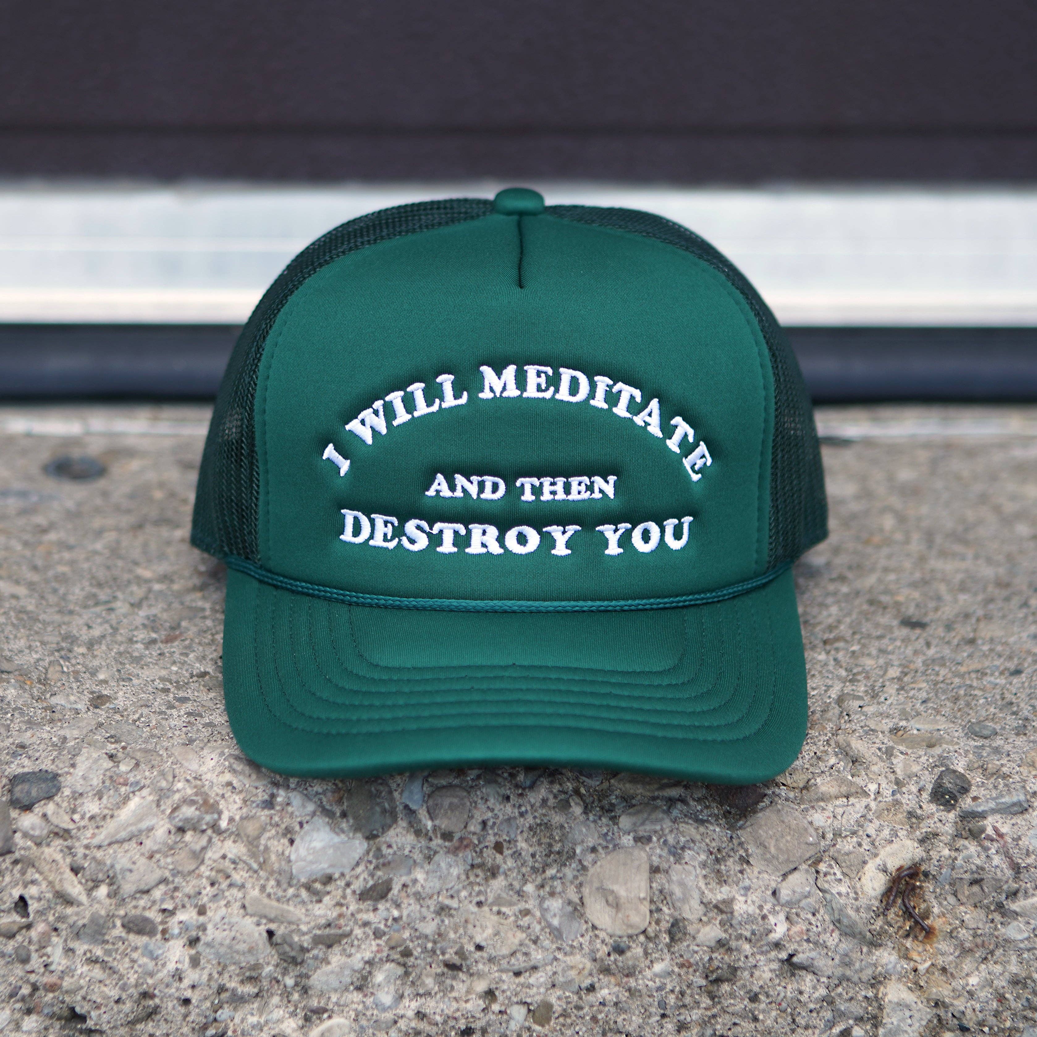 Stuntin Goods - Wholesale Trucker Hat - Unisex - Yoga Flame Foam Trucker Hat5