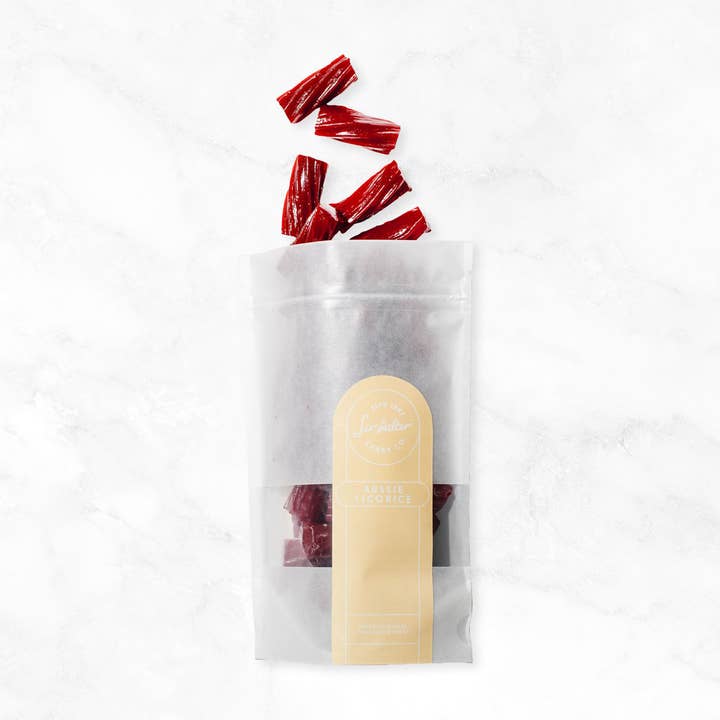 Sir Walter Candy Co. - Wholesale Licorice - Juicy Strawberry Aussie Licorice 1